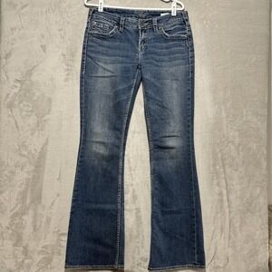 Silver Jeans Co Aiko‎ Bootcut Jeans Women's Size 30 Blue Denim Low Rise